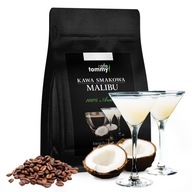 Zrnková káva s príchuťou Malibu 250g