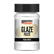 Glaze Paste - Pentart - perleťovo biela, 100 ml Glaze Paste - Pentart - perleťovo biela, 100 ml
