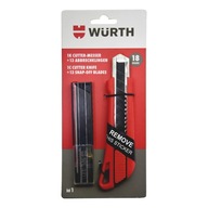 WURTH čalúnnický nôž 18 mm + 13 čepelí WURTH čalúnnický nôž 18 mm + 13 čepelí