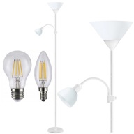 Stojacia lampa na čítanie 2v1 + 2 žiarovky Stojacia lampa na čítanie 2v1 + 2 žiarovky