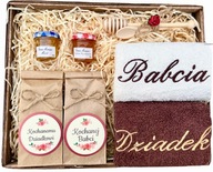 Darček pre babku a dedka Utierky Čaj Med Darček pre babku a dedka Utierky Čaj Med