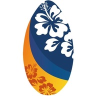 Skimboardová doska pre plávanie Surf Hawai