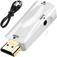 ADAPTÉR HDMI NA VGA KONVERTOR MONITOROVÝ KÁBEL DSUB