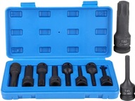 TORX NÁRAZOVÉ KĽÚČE 1/2 T30-T80 ZÁSUVKY 78 MM 8 EL