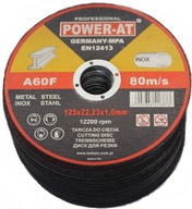 50 ks Shield Kovové rezacie kotúče 125x1,0 Power Strong Germany Inox 50 ks Shield Kovové rezacie kotúče 125x1,0 Power Strong Germany Inox