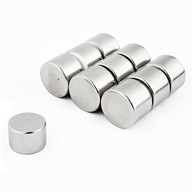 Valcový neodymium magnet 12x10 N38 sada 10 kusov Valcový neodymium magnet 12x10 N38 sada 10 kusov