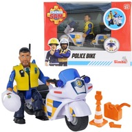 Hasič Sam Policajný motor Figúrka Malcolma + príslušenstvo Hasič Sam Policajný motor Figúrka Malcolma + príslušenstvo