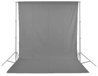 Sivé látkové pozadie GREY 3x6m PORTRET STUDIO Sivé látkové pozadie GREY 3x6m PORTRET STUDIO