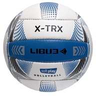 Bielo-strieborno-modrá volejbalová lopta Ligue X-TRX