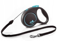 FLEXI Leash Black Design S lano 5m 12kg modré FLEXI Leash Black Design S lano 5m 12kg modré