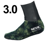 Neoprénové ponožky na plávanie, 3 mm, veľ. M SEAC