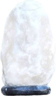 Soľná lampa 5-6 kg biela soľ, podstavec z šedého mramoru