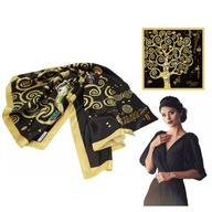 Dámska šatka, šatka, elegantný darček pre ženu Klimt Tree of Life Carmani Dámska šatka, šatka, elegantný darček pre ženu Klimt Tree of Life Carmani