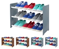 3xSHELF SHOES stojan RBS /šírka 65 cm/ Šedá-