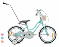 16 palcový bicykel Heart pre dievčatá - mint