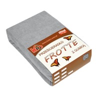Froté prestieradlo s gumičkou 70x140 sivá KARO
