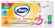ZEWA Ultra Senses mandľový toaletný papier 8 roliek, 4 vrstvy