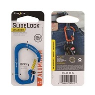 Nite Ize - SlideLock Carabiner Aluminium #3 - Blue Nite Ize - SlideLock Carabiner Aluminium #3 - Blue
