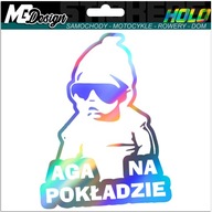 Nálepka na okno AGA IN THE CAR HOLOGRAM Nálepka na okno AGA IN THE CAR HOLOGRAM