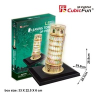 3D LED puzzle. Šikmá veža v Pise. Kubická zábava