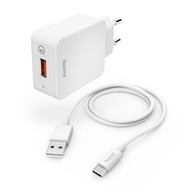 QUALCOMM QUICK CHARGE 3.0 19,5 W + USB C KÁBEL 1,5 m QUALCOMM QUICK CHARGE 3.0 19,5 W + USB C KÁBEL 1,5 m