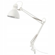 Stolová lampa terciálna Ikea, školská kresba, klasická, výrazná biela