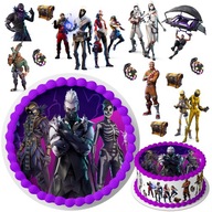 SET FORTNITE CAKE WRAPS + POSTAVY + TEXT SET FORTNITE CAKE WRAPS + POSTAVY + TEXT