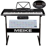 Klávesnica Klavírny organ MK-2102 STAND 61k USB MP3