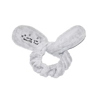 DR. Mola Bunny Ears plyšová kozmetická čelenka so zajačími uškami Grey P1 DR. Mola Bunny Ears plyšová kozmetická čelenka so zajačími uškami Grey P1