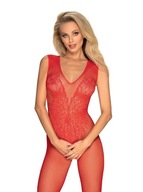 Bodystocking Obsessive N112 Red S-2XL červené XL/XXL Bodystocking Obsessive N112 Red S-2XL červené XL/XXL