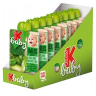 KUBUŚ Baby Mousse Fenikel Brokolica hrášok 9x100g KUBUŚ Baby Mousse Fenikel Brokolica hrášok 9x100g
