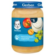 Gerber Ovocný krém s jogurtovým dezertom pre bábätká po 6 mesiacoch 190 g