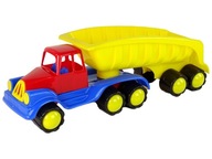 Veľké nákladné auto s návesom 45 cm žlté Veľké nákladné auto s návesom 45 cm žlté