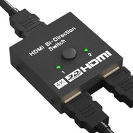 SWITCH HDMI 2.0 2x1 SPLITTER 1x2 Splitter Switch 4K/60Hz - PAWONIK SWITCH HDMI 2.0 2x1 SPLITTER 1x2 Splitter Switch 4K/60Hz - PAWONIK