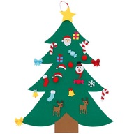 Adventný kalendár, veľký plstený vianočný stromček + ozdoby pre dieťa, darček
