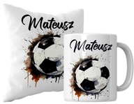 HRNČEK + VANKÚŠ FUTBAL S MENOM SANTA NA VIANOČNÝ STROMČEK DARČEKOVÝ SET HRNČEK + VANKÚŠ FUTBAL S MENOM SANTA NA VIANOČNÝ STROMČEK DARČEKOVÝ SET