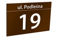 Adresná tabuľa s číslom domu 40 x 30 cm Adresná tabuľa s číslom domu 40 x 30 cm