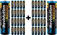 SADA 40x VÝKONNÉ ALKALICKÉ BATÉRIE = 20x R6 LR6 AA BATÉRIE PLUS 20x LR03 AAA SADA 40x VÝKONNÉ ALKALICKÉ BATÉRIE = 20x R6 LR6 AA BATÉRIE PLUS 20x LR03 AAA