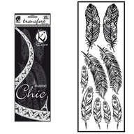 ČIERNE ZAMATOVÉ PREVODY - BOHO PERIE ČIERNE ZAMATOVÉ PREVODY - BOHO PERIE