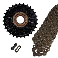 Voľnobežka SET ATA 7-rýchlostná BLACK 14-28T + PYC REŤAZ SET Voľnobežka SET ATA 7-rýchlostná BLACK 14-28T + PYC REŤAZ SET