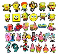 10ks KROKS CROCS SPONGEBOB ŠTÍTKY DO TOpánok 10ks KROKS CROCS SPONGEBOB ŠTÍTKY DO TOpánok