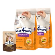 CLUB 4 PAWS pre mačky Zdravie moču 4 kg + ZADARMO