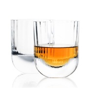 Amber Glass sada dvoch pohárov na whisky 330 ml.