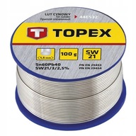 Topex Cín spájka 60% Sn 1,5mm drôt 100g 44E532
