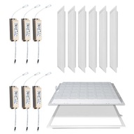 6x LED panel zapustené 60x60 LED stropné svietidlo 6x LED panel zapustené 60x60 LED stropné svietidlo