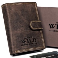 Always Wild veľká pánska peňaženka, prírodná koža, s RFID Always Wild veľká pánska peňaženka, prírodná koža, s RFID