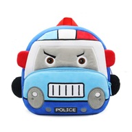 Plyšový batoh pre predškoláka.Policajné auto do škôlky.Policajné auto