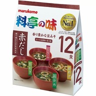 JAPONSKÁ Instantná červená polievka Miso 4 príchute, 195g JAPONSKÁ Instantná červená polievka Miso 4 príchute, 195g