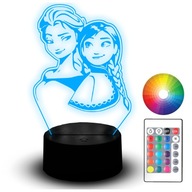 3D FROZEN LED NOČNÁ LAMPA DARČEK NÁZOV 3D FROZEN LED NOČNÁ LAMPA DARČEK NÁZOV