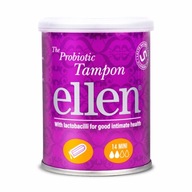 Ellen Probiotické tampóny mini 14 tampónov s probiotikom, originál